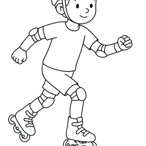Desenho de menino para colorir 16