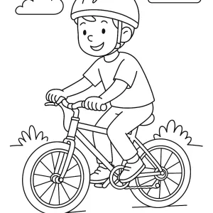 Desenho de menino para colorir 20
