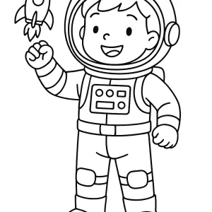 Desenho de menino para colorir 23