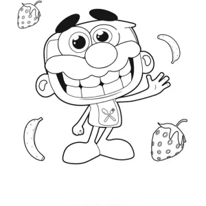 Desenho do José Comilão para colorir 1