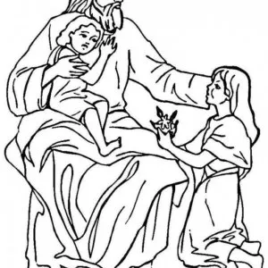 Desenho de Jesus para colorir 28