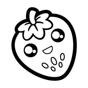 Desenho kawaii para colorir 29