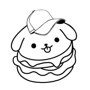 Desenho kawaii para colorir 31