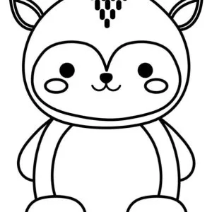Desenho kawaii para colorir 32