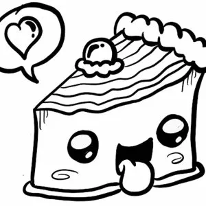 Desenho kawaii para colorir 33