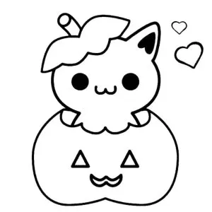 Desenho kawaii para colorir 36