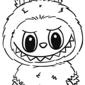 Desenho do Labubu para colorir 10
