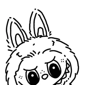 Desenho do Labubu para colorir 21