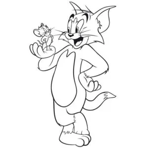 Tom e Jerry para pintar