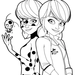 Desenho da Ladybug para colorir 55