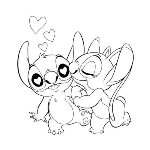 Desenho do Stitch para colorir 34