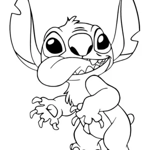 Desenho do Stitch para colorir 35