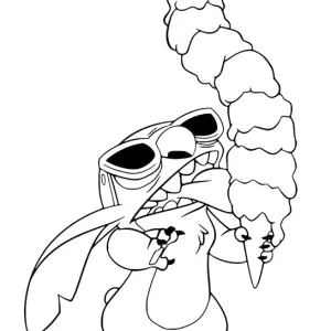 Desenho do Stitch para colorir 36