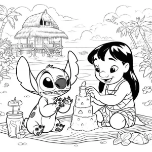 Desenho do Stitch para colorir 38