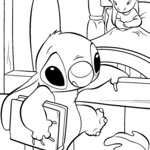 Desenho do Stitch para colorir 42