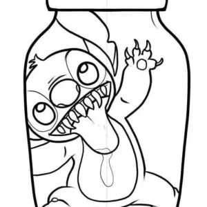 Desenho do Stitch para colorir 46
