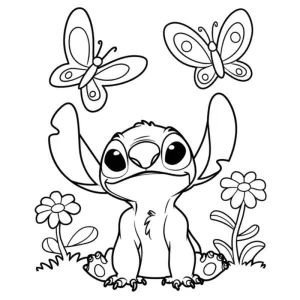 Desenho do Stitch para colorir 47