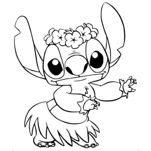 Desenho do Stitch para colorir 48