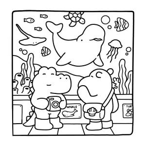 Desenho Cozy Friends para colorir 5