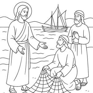 Desenho de Jesus para colorir 29