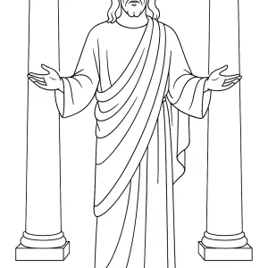 Desenho de Jesus para colorir 30