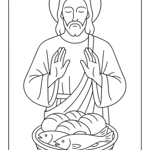 Desenho de Jesus para colorir 33