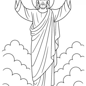 Desenho de Jesus para colorir 36