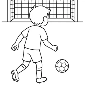 Desenho de jogador de futebol para colorir 7