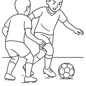 Desenho de jogador de futebol para colorir 10
