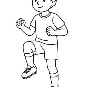 Desenho de jogador de futebol para colorir 18