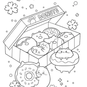 Desenho kawaii para colorir 41