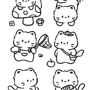Desenho kawaii para colorir 46