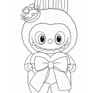 Desenho do Labubu para colorir 27