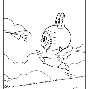 Desenho do Labubu para colorir 33