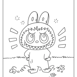 Desenho do Labubu para colorir 35