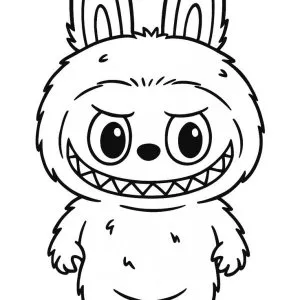 Desenho do Labubu para colorir 37