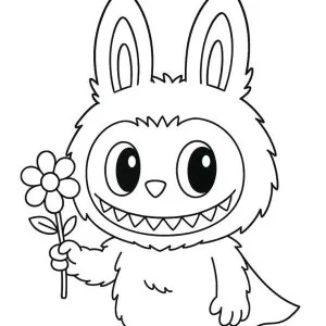 Desenho do Labubu para colorir 38