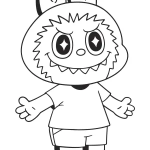 Desenho do Labubu para colorir 40