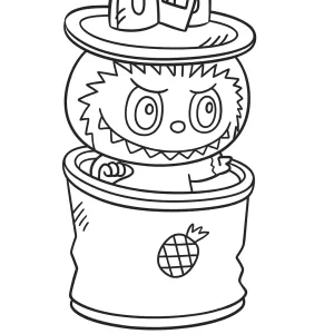 Desenho do Labubu para colorir 41