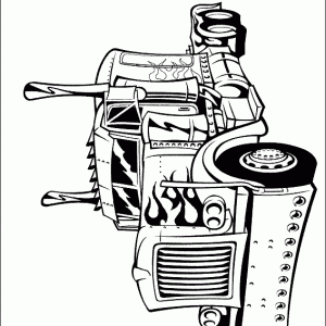 Desenho de Transformers para colorir 2