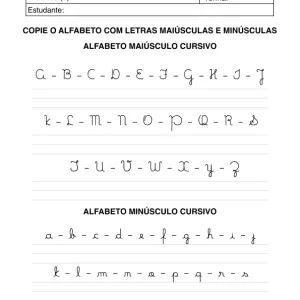 Ficha de alfabetização para colorir 16