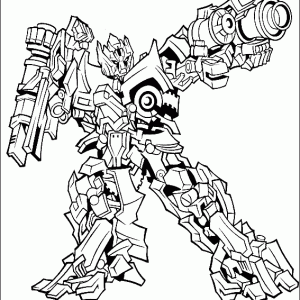 Desenho de Transformers para colorir 3