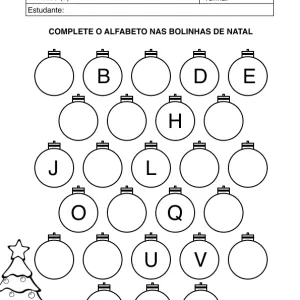 Ficha de alfabetização para colorir 17