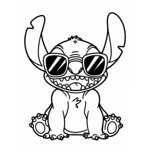 Desenho do Stitch para colorir 49