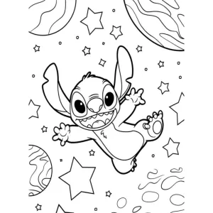Desenho do Stitch para colorir 50