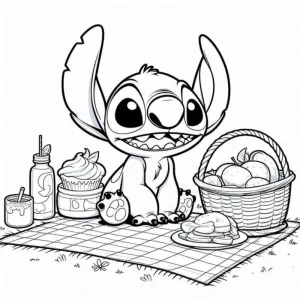 Desenho do Stitch para colorir 51