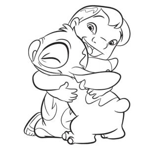 Desenho do Stitch para colorir 55