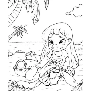 Desenho do Stitch para colorir 57