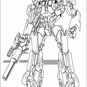 Desenho de Transformers para colorir 4