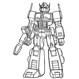 Desenho de Transformers para colorir 8